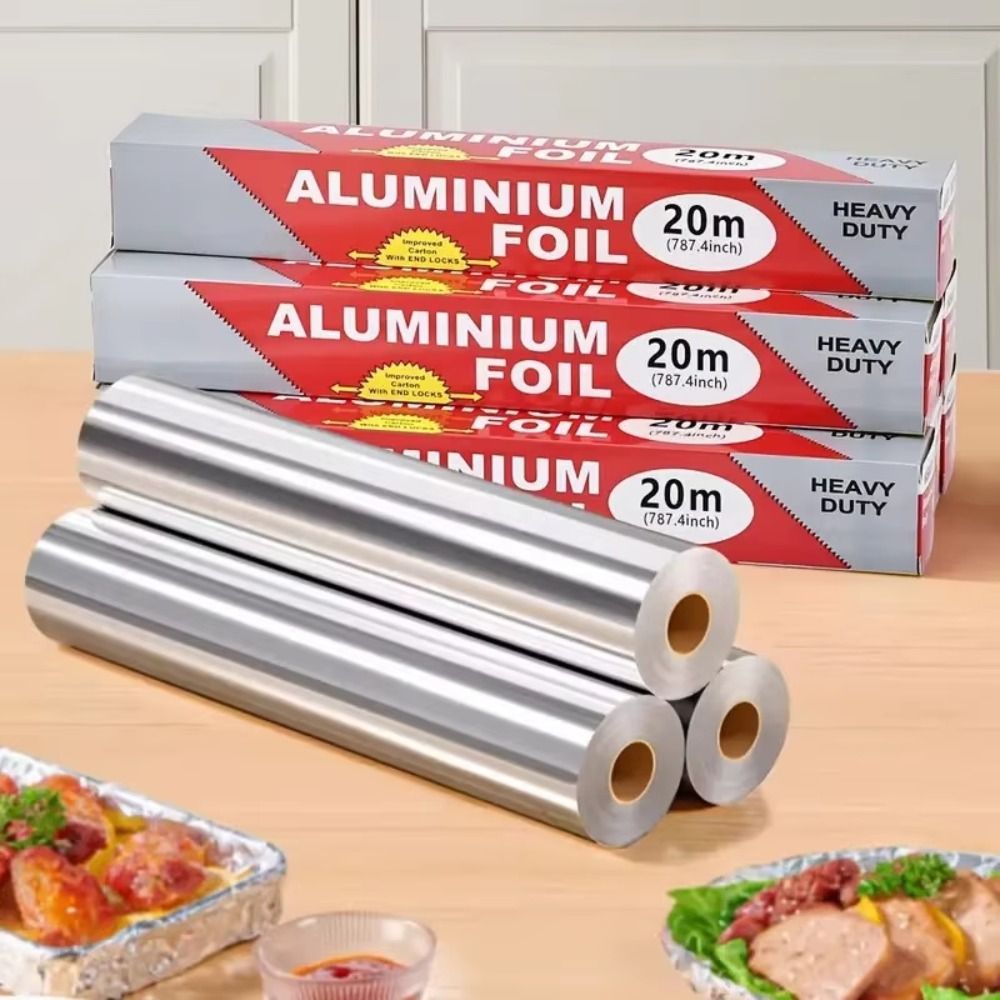 Aluminum Foil Heavy Duty - Tek kullanımlık kalaylı folyo kağıt mutfak