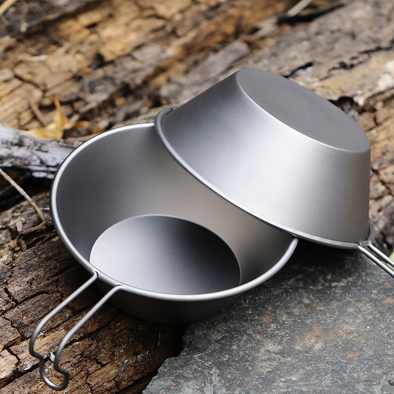 Camping Cooking Cup - (1 adet) Kamp Çok Amaçlı Titanyum