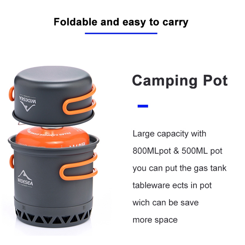 Camping Cooking Equipment Electric - L68AWIDESEA Kamp Tencere Açık Pişirme Seti