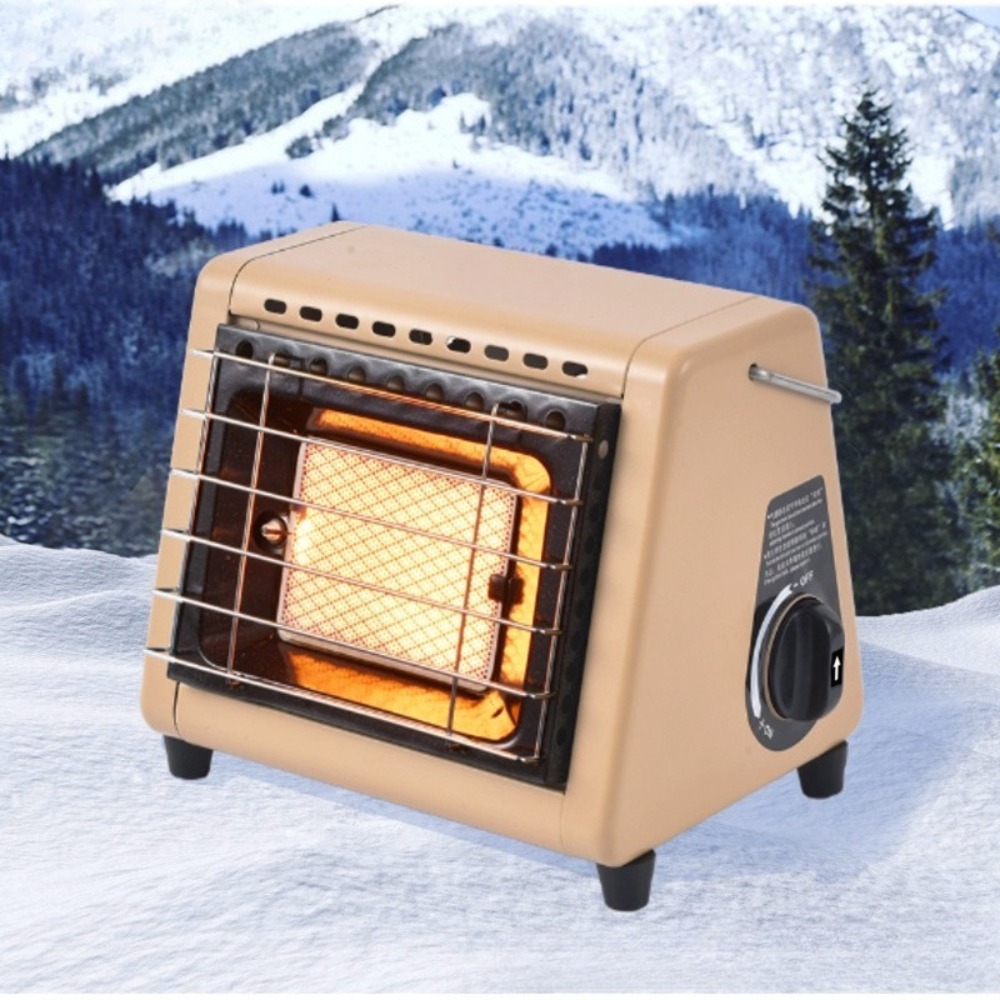 Camping Cooking Propane - Taşınabilir 1.5KW Gazlı Soba Isıtıcı 2'si