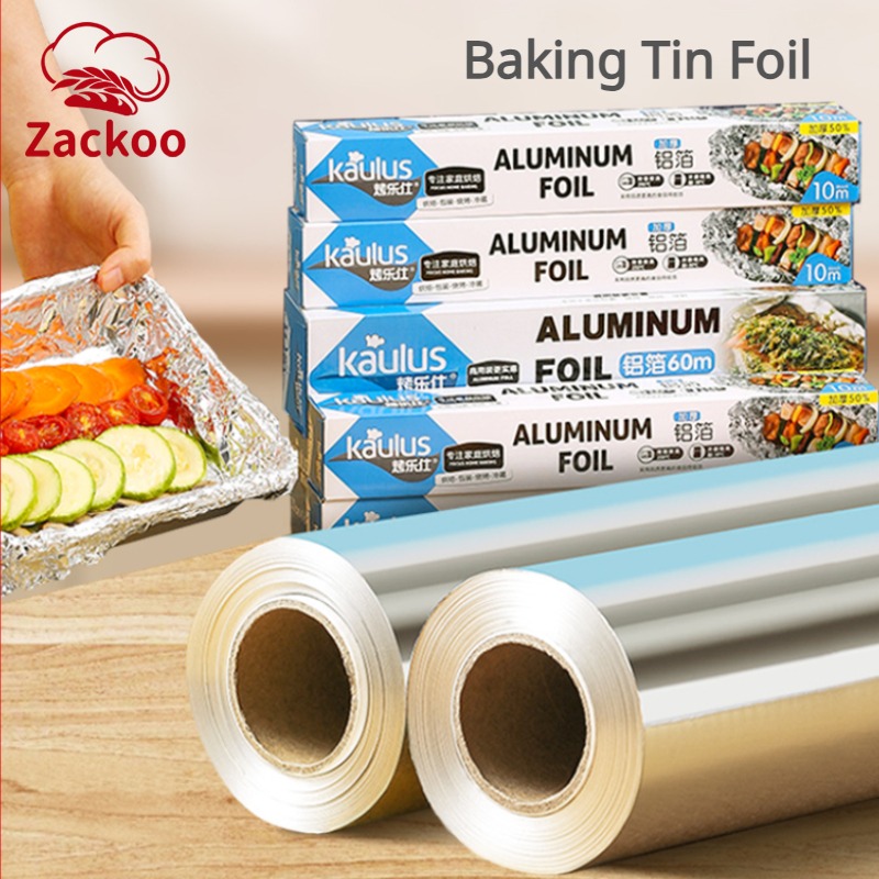Aluminum Foil Heavy Duty - Zackoo 10/20/40 M Alüminyum Folyo Pişirme