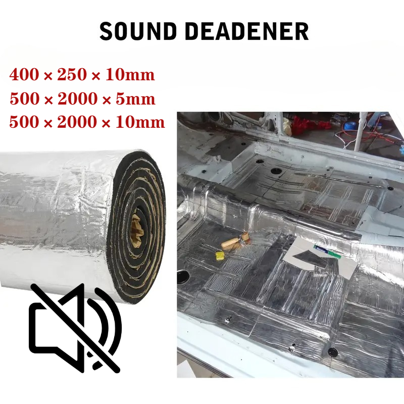 Aluminum Foil Heavy Duty - 2000*500/250*400mm 5/10mm Araba Ses Mat Prova