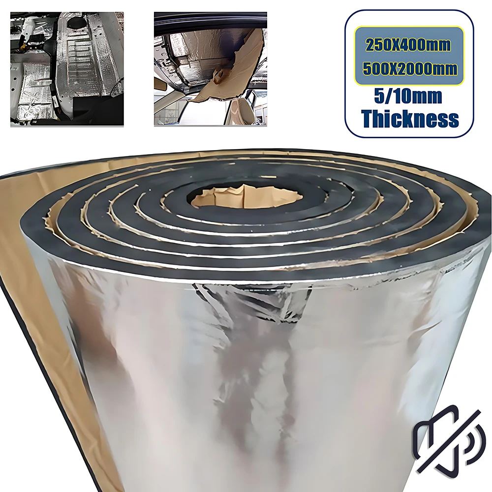 Aluminum Foil Heavy Duty - 2000*500/250*400mm 5/10mm Araba Ses Mat Prova