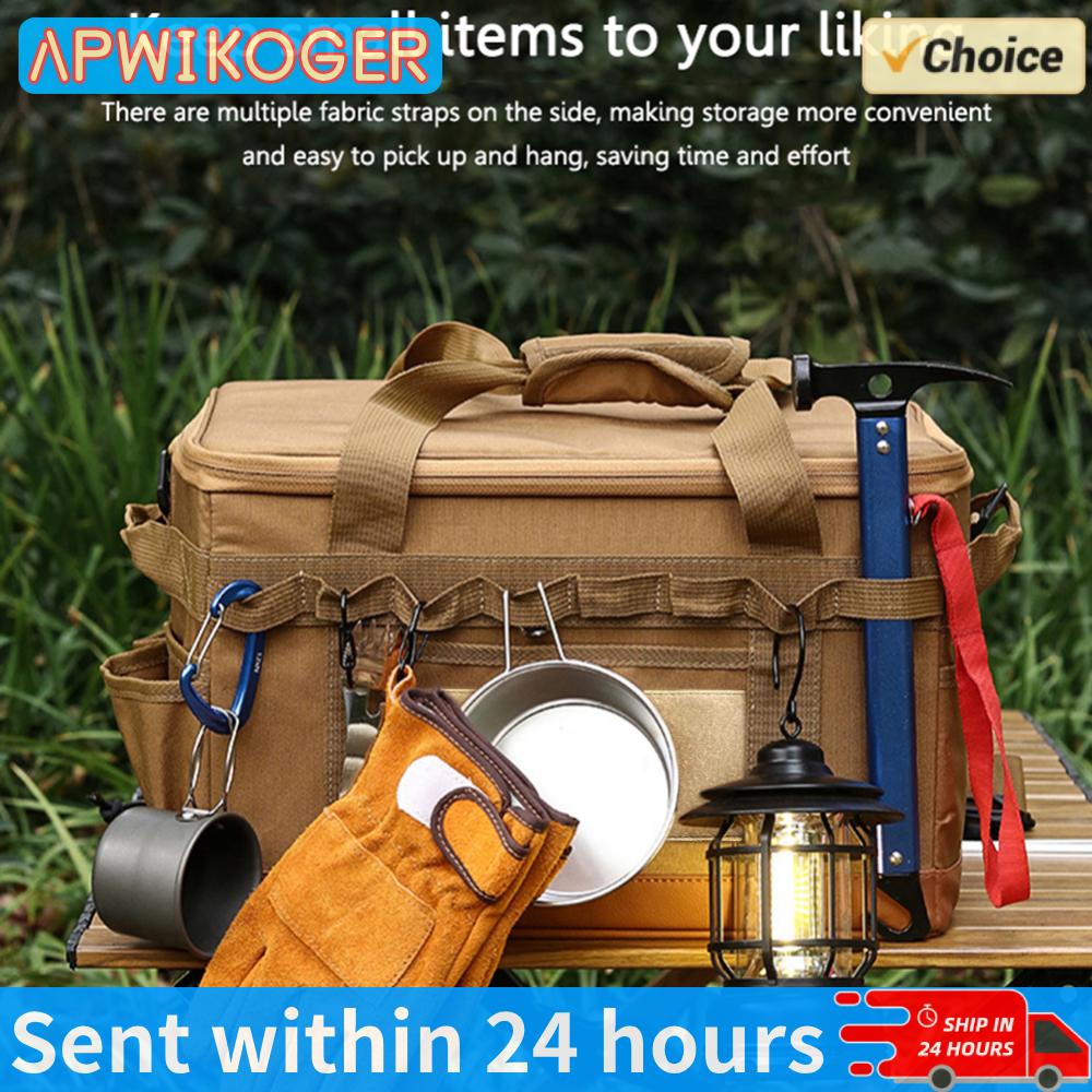 Camping Cooking Utensil Organizer - 30L Kamp Tencere Organizatör Büyük Kapasiteli