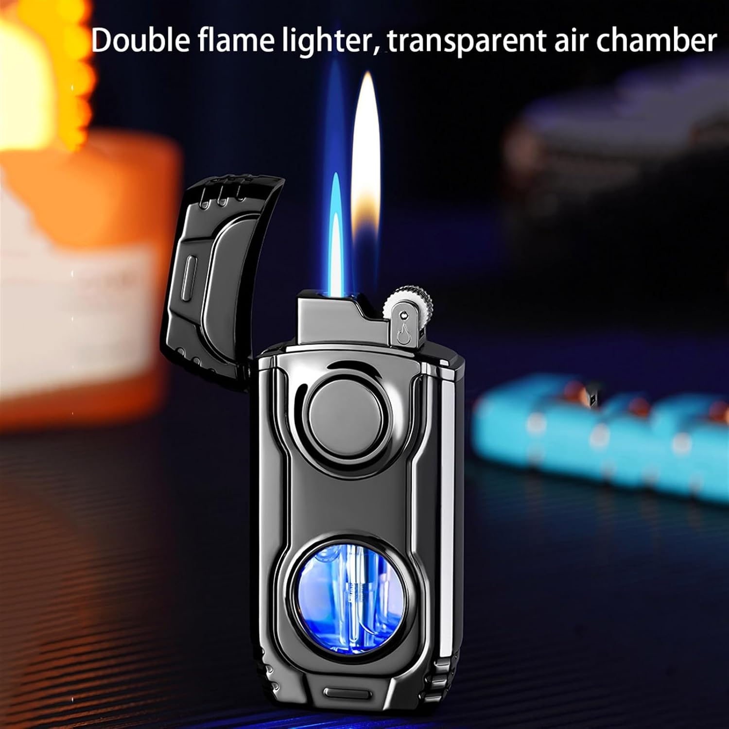 Camping Cooking Flame - Bütan içermeyen, rüzgara dayanıklı çakmak, direkt