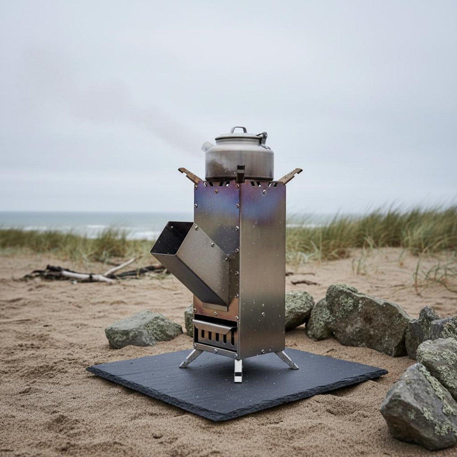 Camping Cooking System - Biyokütle Yakıtlı Açık Hava Sobası Taşınabilir