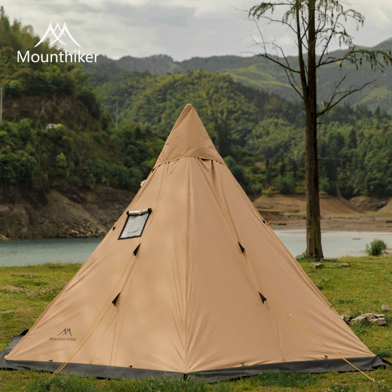 Campfire Cooking In Another World - MOUNTAINHIKER 3-4 Kişi Piramit Çadır Barınak