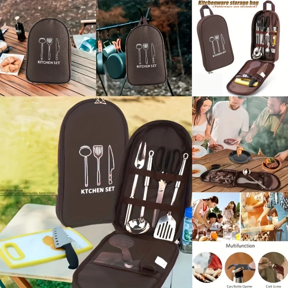 Taşınabilir Açık Hava Pişirme  - Camping Cooking Utensil Organizer incelemesi ve fiyatı