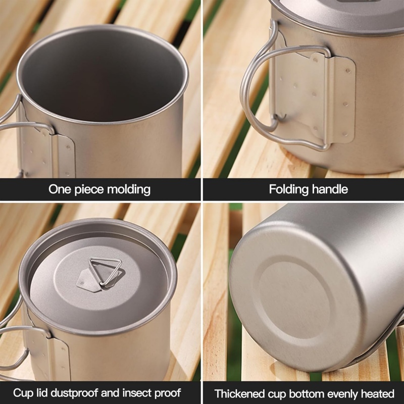 Katlanır Saplı Titanyum Kamp K - Camping Cooking Cup incelemesi ve fiyatı