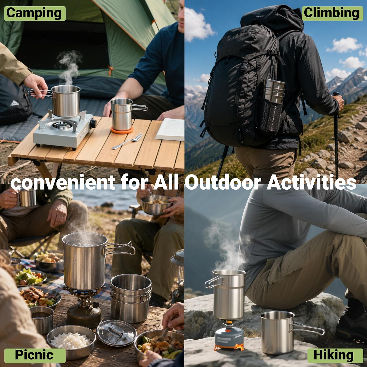 Katlanabilir Kamp Bardakları K - Camping Cooking Food incelemesi ve fiyatı