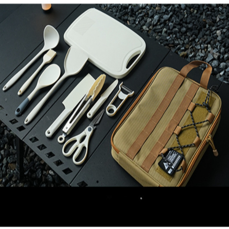 Taşınabilir 9 Adet Kamp Mutfak - Camping Cooking Utensil Organizer incelemesi ve fiyatı