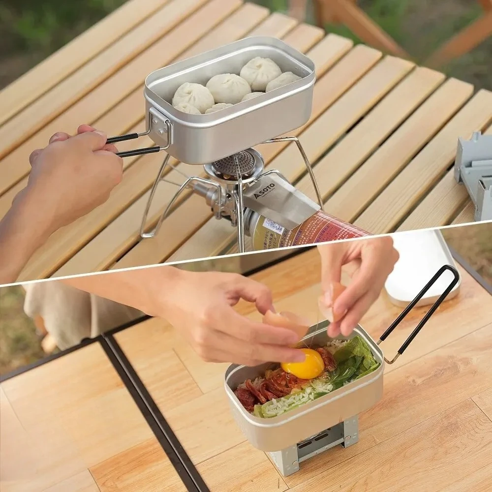 800/1400ML Alüminyum Öğle Yeme - Camping Cooking And Eating incelemesi ve fiyatı
