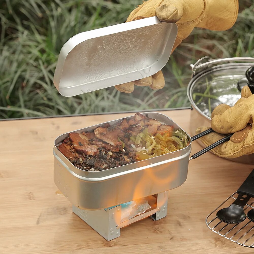 800/1400ML Alüminyum Öğle Yeme - Camping Cooking And Eating incelemesi ve fiyatı