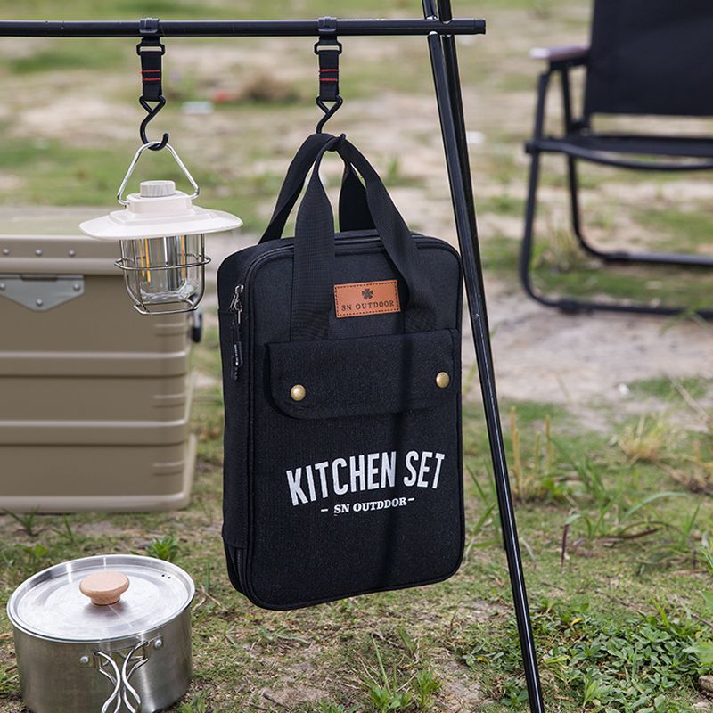 8 adet Kamp Mutfak Tencere Set - Camping Cooking Utensil Organizer incelemesi ve fiyatı