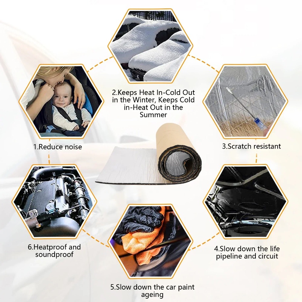 5/10MM ses yalıtımı ısı yalıtı - Aluminum Foil Heavy Duty incelemesi ve fiyatı