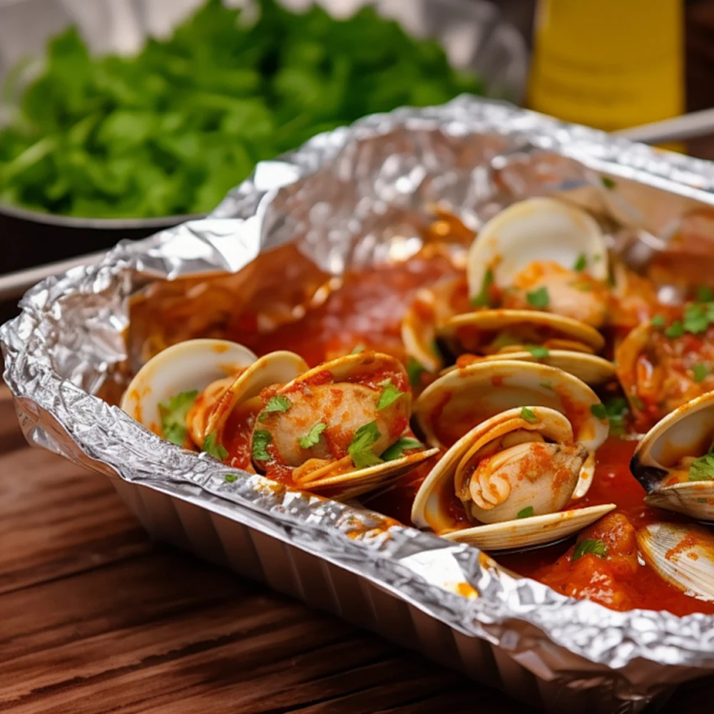 1 Paket Gıda Sınıfı Tek Kullan - Aluminum Foil Heavy Duty incelemesi ve fiyatı