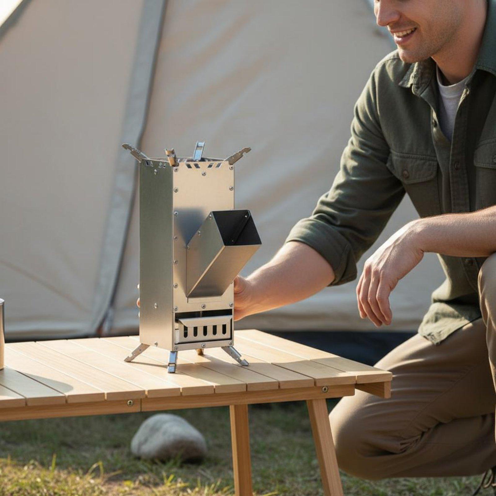 Biyokütle Yakıtlı Açık Hava So - Camping Cooking System incelemesi ve fiyatı