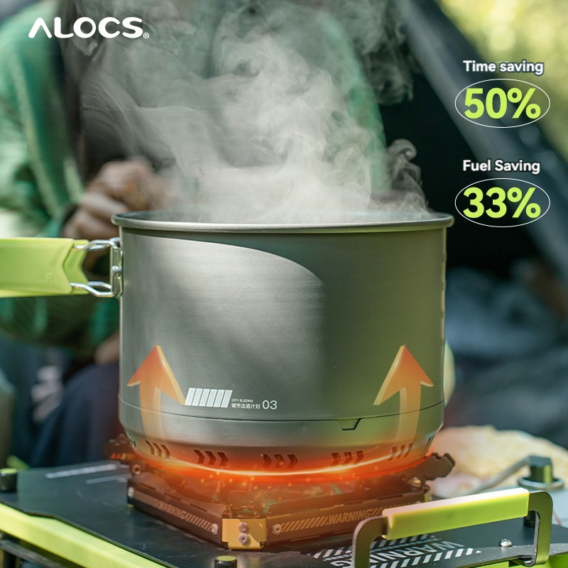 ALOCS kamp TENCERE SETİ, açık  - Camping Cooking System incelemesi ve fiyatı