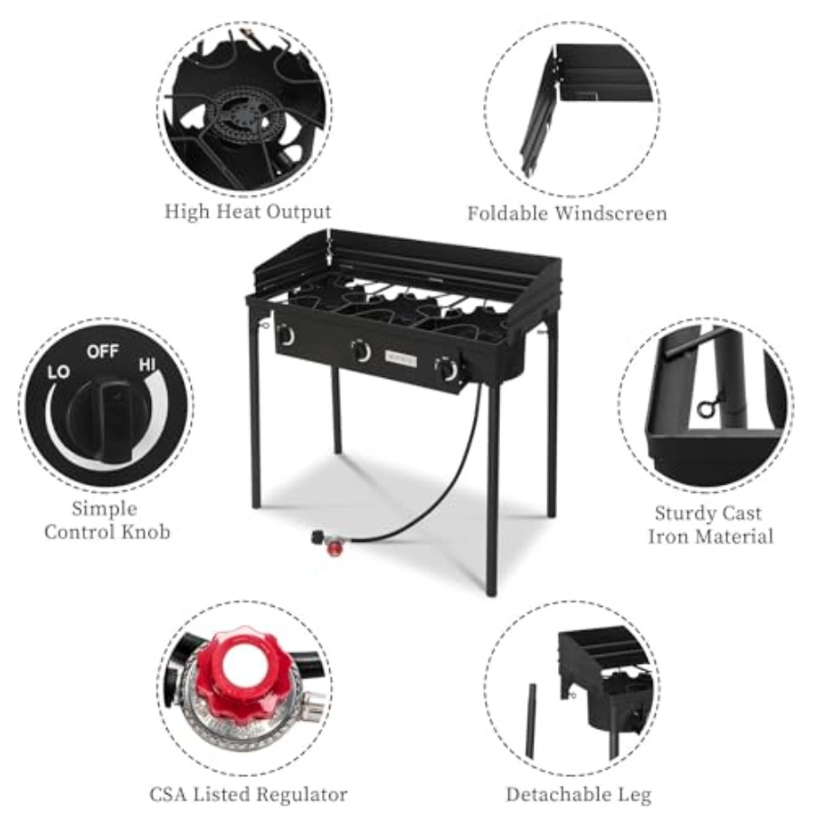 2/3 Ocaklı Dış Mekan Propan Ga - Camping Cooking Propane incelemesi ve fiyatı