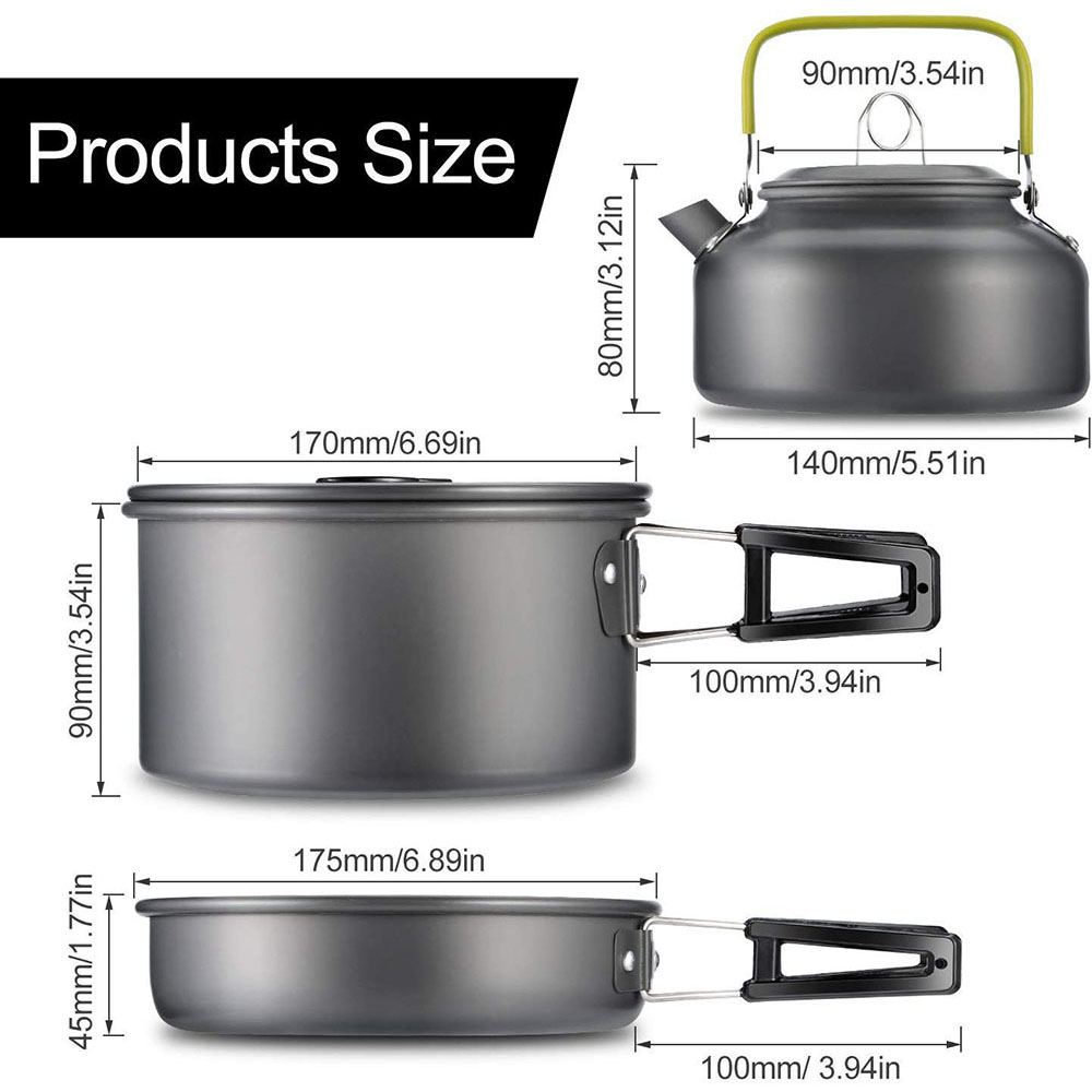 Alüminyum Alaşımlı Malzemeden  - Camping Cooking Equipment incelemesi ve fiyatı